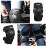 Paire de genouillères de moto pour adultes - Protection des coudes et des genoux - Pour motocross, équitation