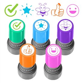 Lot de 5 tampons auto-encreurs pour enseignants
