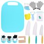 PBUSPU Kit Couteau Sécurité de 13 Cuisine
