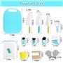 PBUSPU Kit Couteau Sécurité de 13 Cuisine, pour Enfants Couteaux Enfants à Partir de 2 ans pour Couper et Cuire des Fruits ou Lé