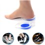Neoreser Talonnettes en Gel, 1 Paire Talonnette Silicone Semelle Talon, Silicone Soulage Douleurs Pieds Semelle Talonette Gel po