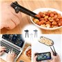 JeoPoom 3 Pièces Baguettes de Doigt pour Gamer, Baguettes de Collation en Plastique, Pinces Alimentaires en Plastique pour Gamer