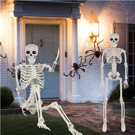 BEKKLPOU 2 Pièces Squelettes d'halloween
