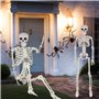 BEKKLPOU 2 Pièces Squelettes d'halloween