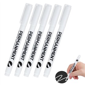 Gudemoore 5 Pièces Marqueur Blanc Permanent