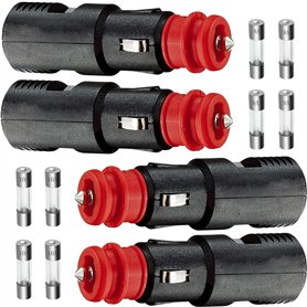 4 Pcs Prise Allume Cigare 12V Male