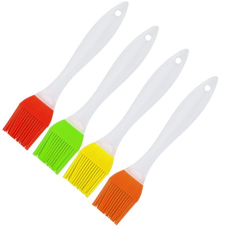 Lot de 4 pinceaux à pâtisserie en silicone résistants à la chaleur