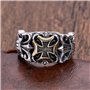 Croix Bague Reglable Ouverte
