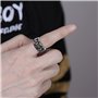 KONFEN Bague Ajustable Argent Homme, Croix Bague Reglable Ouverte, Une Bague Pouce Anneau Bagues Reglables Orteil Bijoux Simple 
