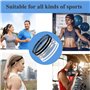 6 Pièces Bandeau Cheveux Homme,Bandeau Sport Homme,Elastique Cheveux Homme,Antidérapant Bandeau Sport,pour Yoga Football Jogging