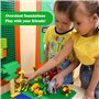 Lot de 8 Plaques de Base Classiques, Plaques de Base de Blocs de Construction, Compatible avec Les Plus Grandes Marques,Plaques 
