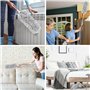 NVIYAM Plumeau Poussière Microfibre Sans Peluche Télescopique Lavable 230 cm de Long - Tête de Loup, Plumeau Toile D'araignée
