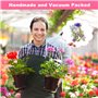 NVIYAM 66Pcs Fleurs Sechees Naturelles Vraies Fleurs Pressées Séchées Ensemble de Fleurs Séchées Pressées Naturelles Bricolage M