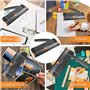 NVIYAM A4 Massicot 12 Pouces Règle Guillotine Coupe Papier Massicot Grand Format Guillotine avec Sécurité Automatique Coupe Papi