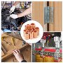 NVIYAM 200 Pcs Rondelles Metal Joint Cuivre Vidange Rondelles pour Gonds de Porte Rondelles Plates Joints Bague D'étanchéité Ron