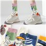 SHRADS 5 paires Chaussettes, Chaussettes pour femmes, chaussettes fantaisie, absorbent la transpiration et ne bloquent pas les p