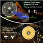 Guirlande Lumineuse de Camping, Lampe Camping Escamotable avec 10m de Guirlande Lumineuse à Led, Guirlande Lumineuse Portable ét
