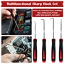 158 Pièces Outils de Levier Universels pour Voiture, Outils de DéMontage de Garnitures Trousse, Outil Demontage Garniture avec B