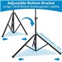 Pupitre Musique Pliable 2 en 1 -Support de Partitions Stable Double Utilisation - Hauteur Réglable - Avec Sac de Transport étanc