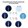 AMZFUK Lot De 6 Housses De Brosse À Dents Compatibles avec Les Brosses À Dents, Multicolore, Trousse De Toilette - Protège La Tê