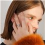 KONFEN Bague Argent Femme Homme, Viking Flèche Bague Ajustable Reglable Ouverte, Une Bague Vikings Pouce Anneau Bagues Reglables