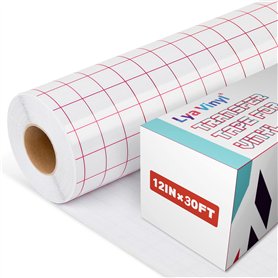 Lya Vinyl Papier Transfert pour Vinyle Adhesif 30 x 919cm Papier Transfert Vinyle for Cricut