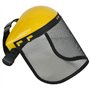 BUNRUN Casque de sécurité avec visière intégrale en maille pour débroussaillage et abattage - Protection forestière et agricole