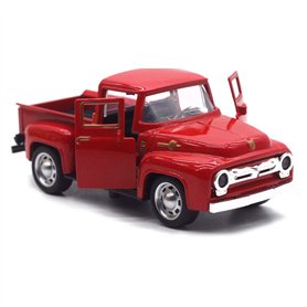 Vintage camionnette en métal Rouge