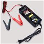 GELRHONR câble de Pince Crocodile de Batterie 12V 24V, 1.8M 18AWG câble d'extension de Pince de Batterie de Voiture avec borne d