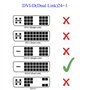 QIANRENON Adaptateur DVI-D vers VGA Dual Link 24+1 mâle vers VGA femelle - Câble d'extension vidéo 1080p pour connecter des syst