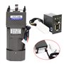 Motoreducteur Électrique AC 220V Moteur à Engrenages Asynchrone Monophasé 90W avec Régulateur de Vitesse (50 K), 27 Tours/Min