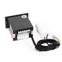 Motoreducteur Électrique AC 220V Moteur à Engrenages Asynchrone Monophasé 90W avec Régulateur de Vitesse (50 K), 27 Tours/Min