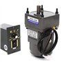 Motoreducteur Électrique AC 220V Moteur à Engrenages Asynchrone Monophasé 40W avec Régulateur de Vitesse (15K), 9 Tours/Min