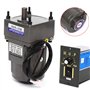 Motoreducteur Électrique AC 220V Moteur à Engrenages Asynchrone Monophasé 40W avec Régulateur de Vitesse (15K), 9 Tours/Min