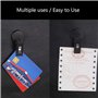 Mankoo Porte-Billets de stationnement de Voiture 2 pièces Porte-Billets de stationnement Porte-mémo Pince de Voiture Porte-Pare-