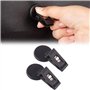 Mankoo Porte-Billets de stationnement de Voiture 2 pièces Porte-Billets de stationnement Porte-mémo Pince de Voiture Porte-Pare-