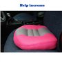 Yeglg Coussin rehausseur de voiture, tapis rehausseur de hauteur, siège rehausseur de conducteur, coussin de siège de voiture po