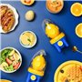 Mélangeur d'oeufs pour petits et grands œufs - Machine à œufs dorée portable - Facile à utiliser dans Shell Egg Scrambler - Esso