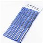 Nuzamas Forets hélicoïdaux extra longs 300 mm, ensemble de 7 outils en acier trempé à haute teneur en carbone 4-10 mm pour le pe