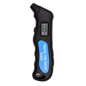 NUZAMAS Manomètre numérique pour pneus avec écran LCD rétroéclairé jusqu'à 100 psi