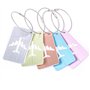 Étiquettes de bagage de voyage de NUZAMAS Étiquettes de sac à dos d'école de bagage de sac à main Étiquettes ID de valise 5 coul