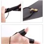 Gants de en cuir de vache pour tir à l'arc - Gants de traditionnels - 3 doigts - Pour enfants, adolescents, adultes et débutants