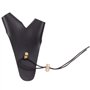 Gants de en cuir de vache pour tir à l'arc - Gants de traditionnels - 3 doigts - Pour enfants, adolescents, adultes et débutants