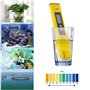 Testeur TDS+EC+Thermomètre 3en1 et pH mètre avec Fonction d'étalonnage Automatique, précision Moniteur de qualité d'eau Stylo St
