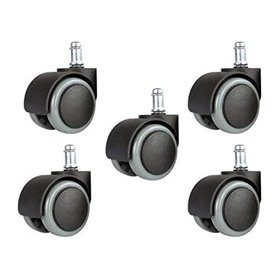 YIOVVOM Lot de 5 roues de rechange universelles pour chaise de bureau de 5