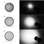 Soonpho Diffuseur de Lampe réflecteur Standard 17,8 cm avec Grille nid d'abeille 10 °/30 °/50 ° Blanc Tissu Doux pour Support Bo