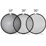Soonpho Diffuseur de Lampe réflecteur Standard 17,8 cm avec Grille nid d'abeille 10 °/30 °/50 ° Blanc Tissu Doux pour Support Bo