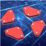 Vobor Aimant Soudure Equerre De Soudage Support De Soudage Magnétique Aimants Multi-angles 9 Lb Pour Le Soudage 4 Pièces