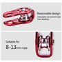 MAGT Roue De Poulie en Alliage D'aluminium À Corde Simple Et Pivotante Robuste Accessoire d'escalade pour Équipement De Sécurité