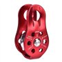 MAGT Roue De Poulie en Alliage D'aluminium À Corde Simple Et Pivotante Robuste Accessoire d'escalade pour Équipement De Sécurité